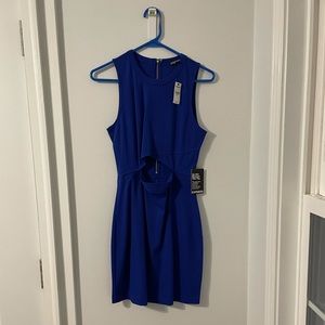 Express Blue cut out Dress - New with tags